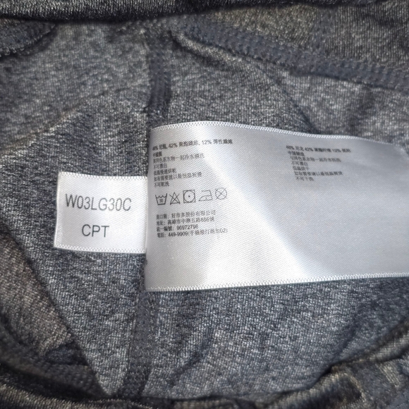 Skechers Active Leggings Yoga Side Pockets Skinny Leg Gray Stretch Size Medium - Picture 6 of 8